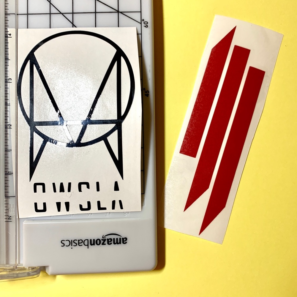 Skrillex owsla stciker decal lot x2